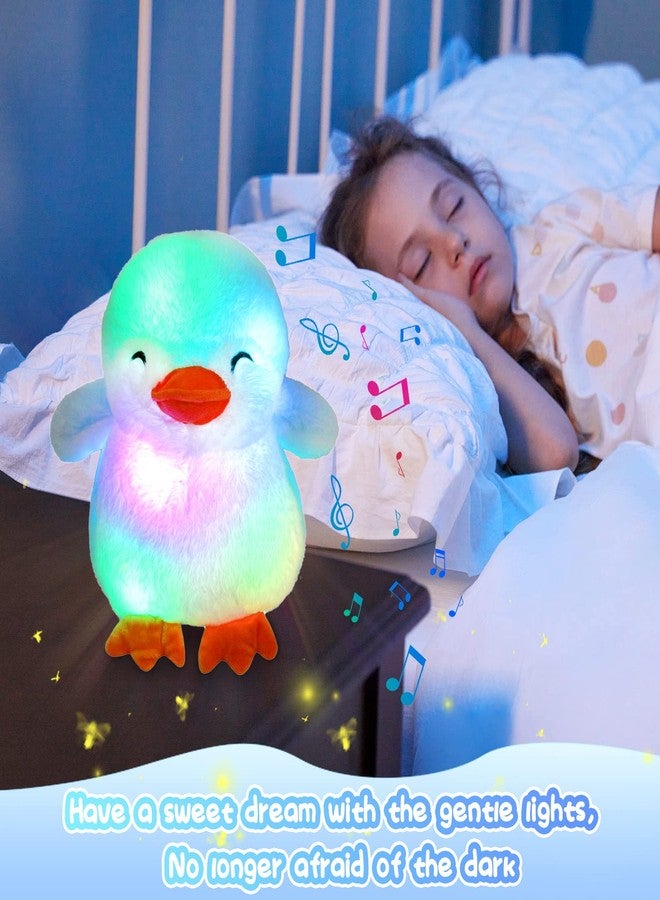 Glow Guards 12'' Musical Light up Penguin Stuffed Animal,Soft Penguin Plush Toy with LED Night Lights &Nursery Songs,Birthday Children's Day Hoilday Gift for Toddler Kids - Image 4